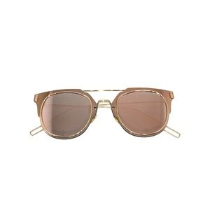 Rose gold sunglasses
